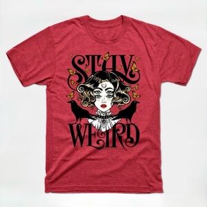 Saint James Stay Weird T-Shirt